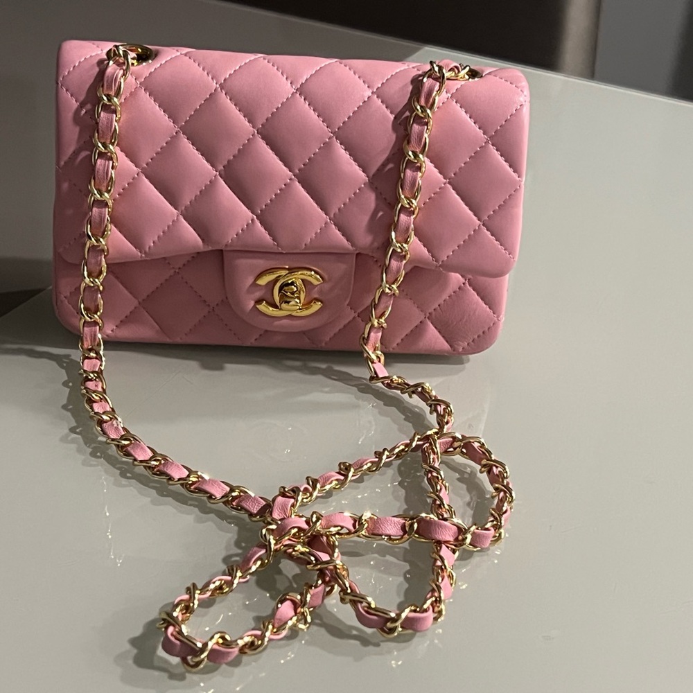 Chanel Pink Quilted Women's Bag